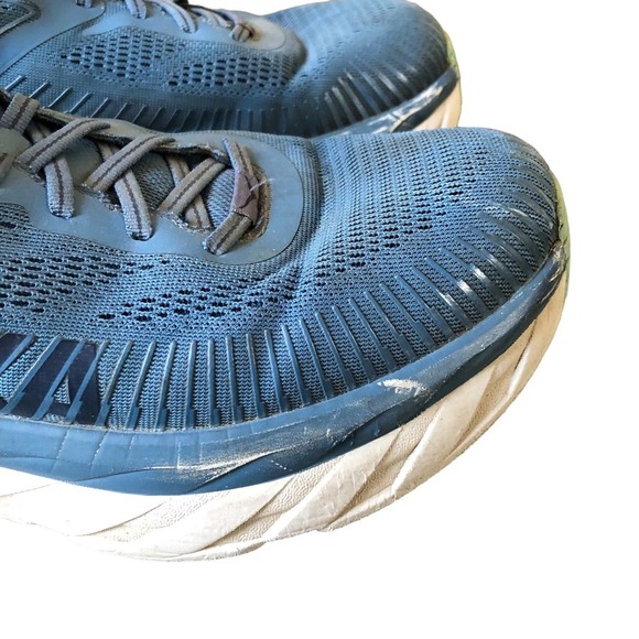 HOKA One Mens Bondi 7 Running Tennis Shoes Size 12 - Picture 3 of 14